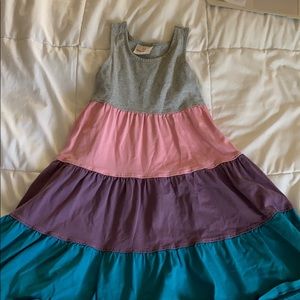 Hanna Andersson tiered selfless dress size 110